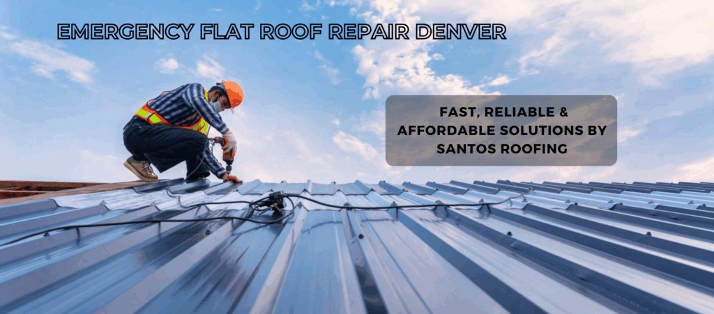 Flat Roof Repair Denver | Emergency Flat Roof Repair Denver CO | Santos Roofing